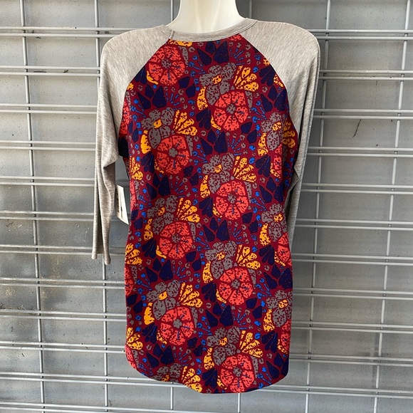 LulaRoe Floral Printed Randy Top-#R-8 - Picture 7 of 12